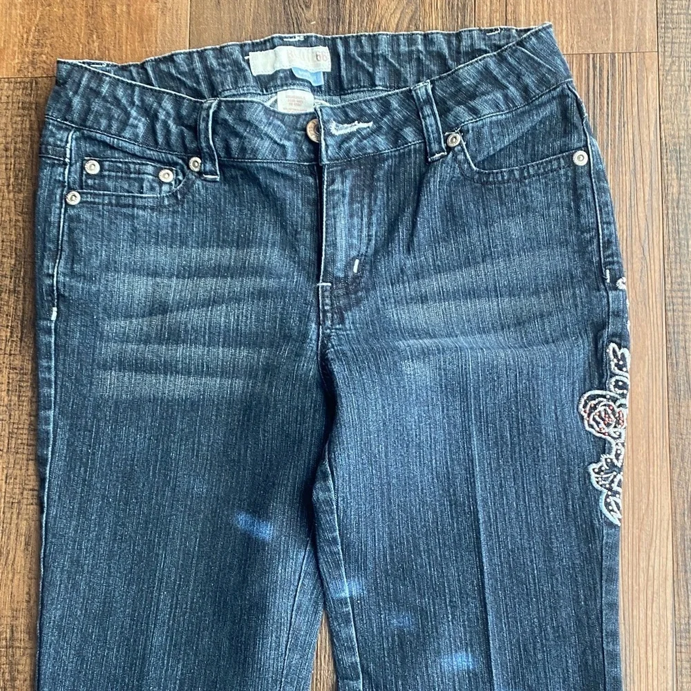❤️Route 66 Kids Dark Blue Jeans with Embroidered Detail